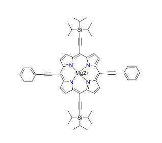 [5,15-双(苯乙炔基)-10,20-双[(三异丙基硅烷基)乙炔基]卟吩]]合镁(II)